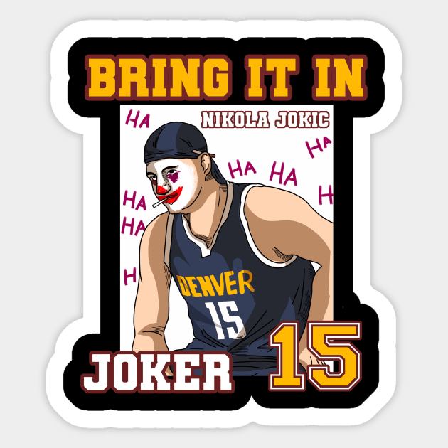 Nikola jokic Sticker by BINSU